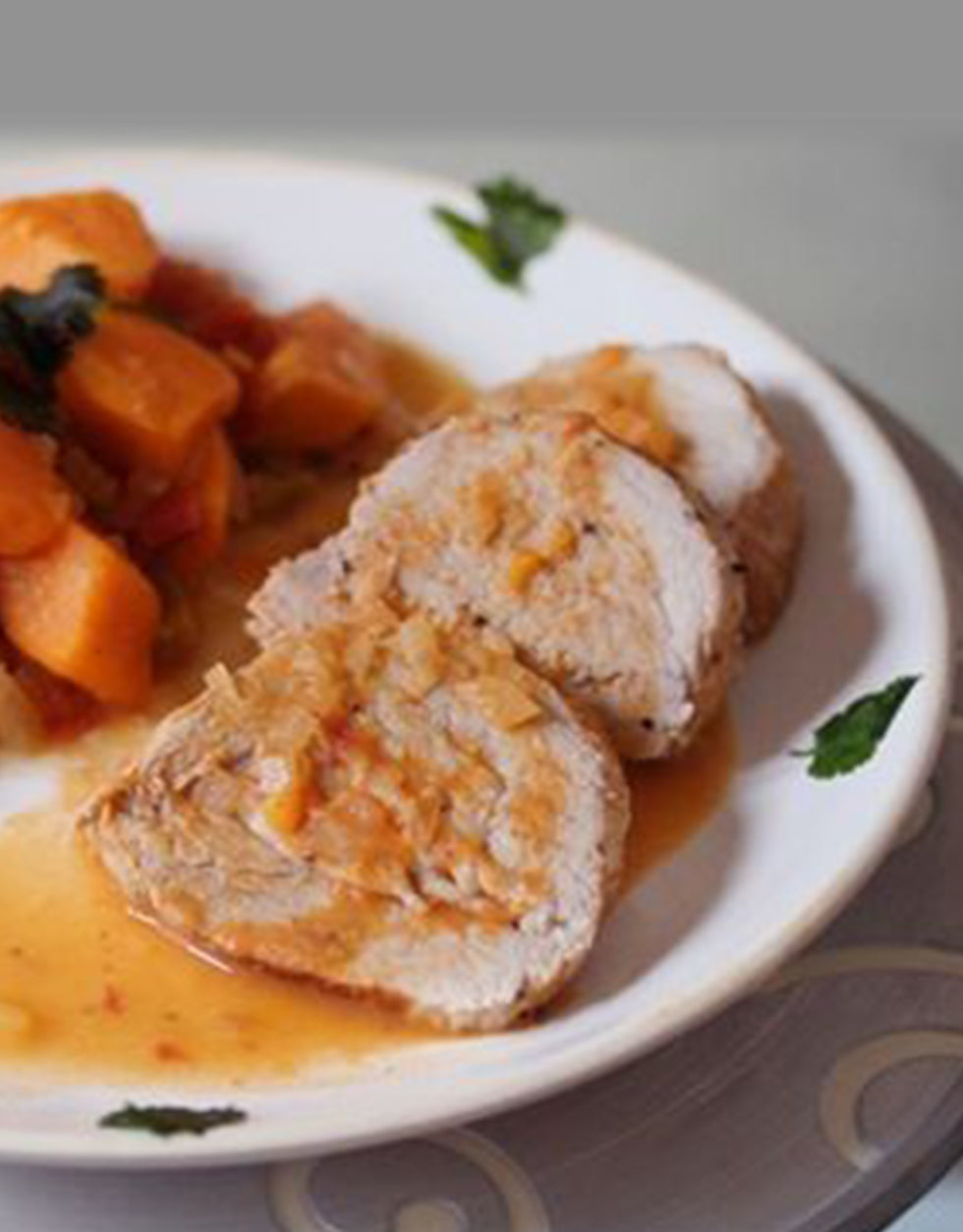 200 gr faux filet + 200 gr patate douce + légumes de saison
